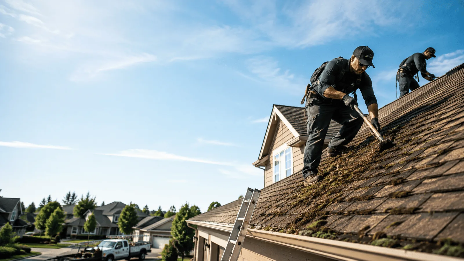 Roof Moss Removal in Dudley, MA near me